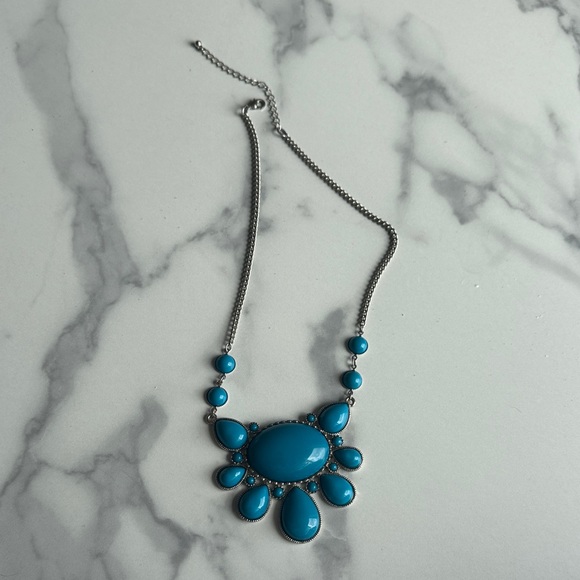 Jewelry - Turquoise Statement Pendant Necklace - Women Jewelry